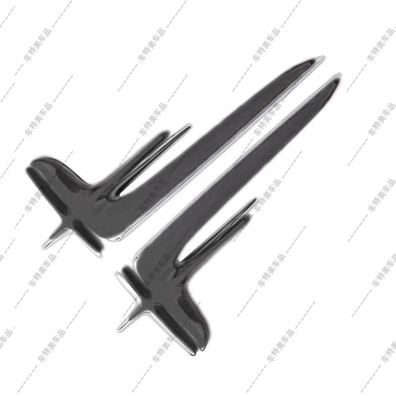 Наклейка с боковой эмблемой автомобиля E-класса удлиненной версии, АБС-пластик с гальваническим покрытием. Pair Set