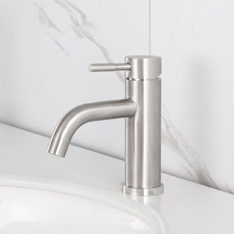 Miling 304 Stainless Steel Hot & Cold Bent Spout Faucet
