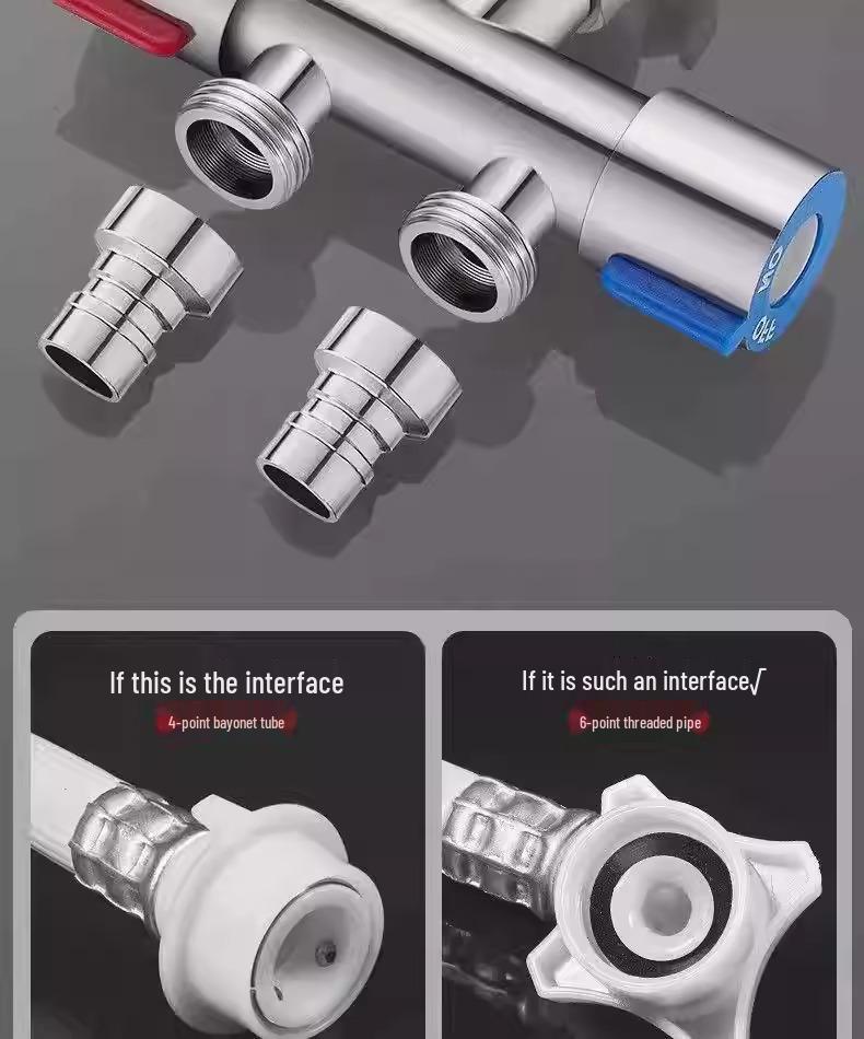 Dual-Outlet Washing Machine Faucet Diverter Valve for Easy Water Distribution
