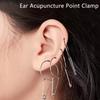 Magnetic Ear Acupuncture Point Clamp With Ear Acupuncture Points Chart Stainless Steel Massage Clip Portable Ear Massager Clip