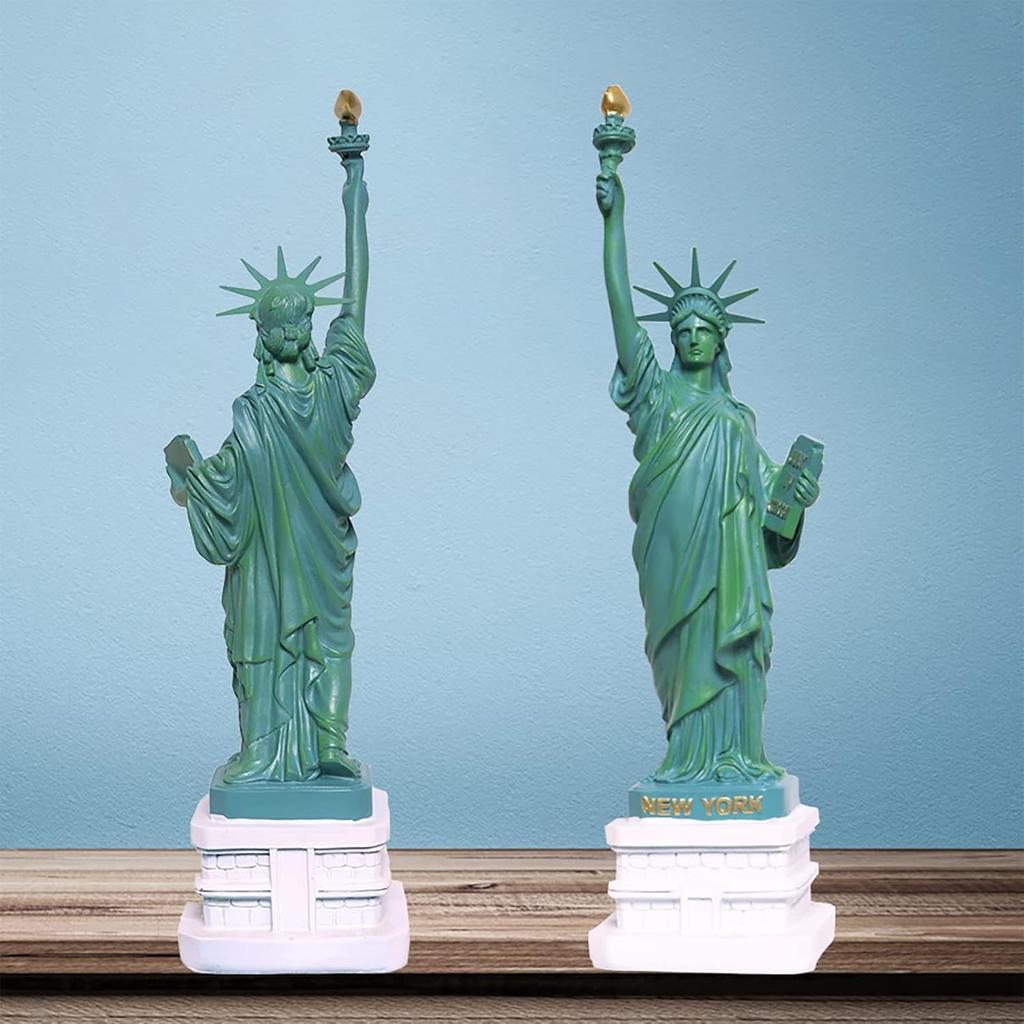 Statue of Liberty Figurine Decorations New York City Souvenirs Gifts Modern Home Decor for Living Room Book Shelf Cabinets Table Ornaments Outdoor