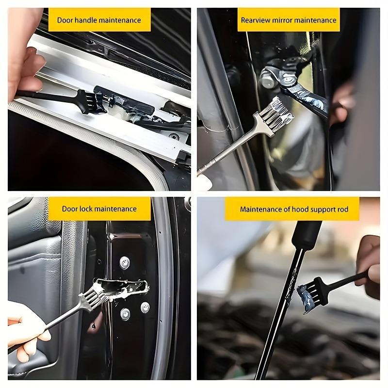 High-Performance Car Interior Lubricant Paste: Non-Sticky White Grease for Door Rails/Sunroofs/Hinges & Bike Chains