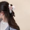 Plush Flower Grab Clip Female Shark Clip Hairpin 2026 New Back Head Coil Hair Clip Hair Accessories