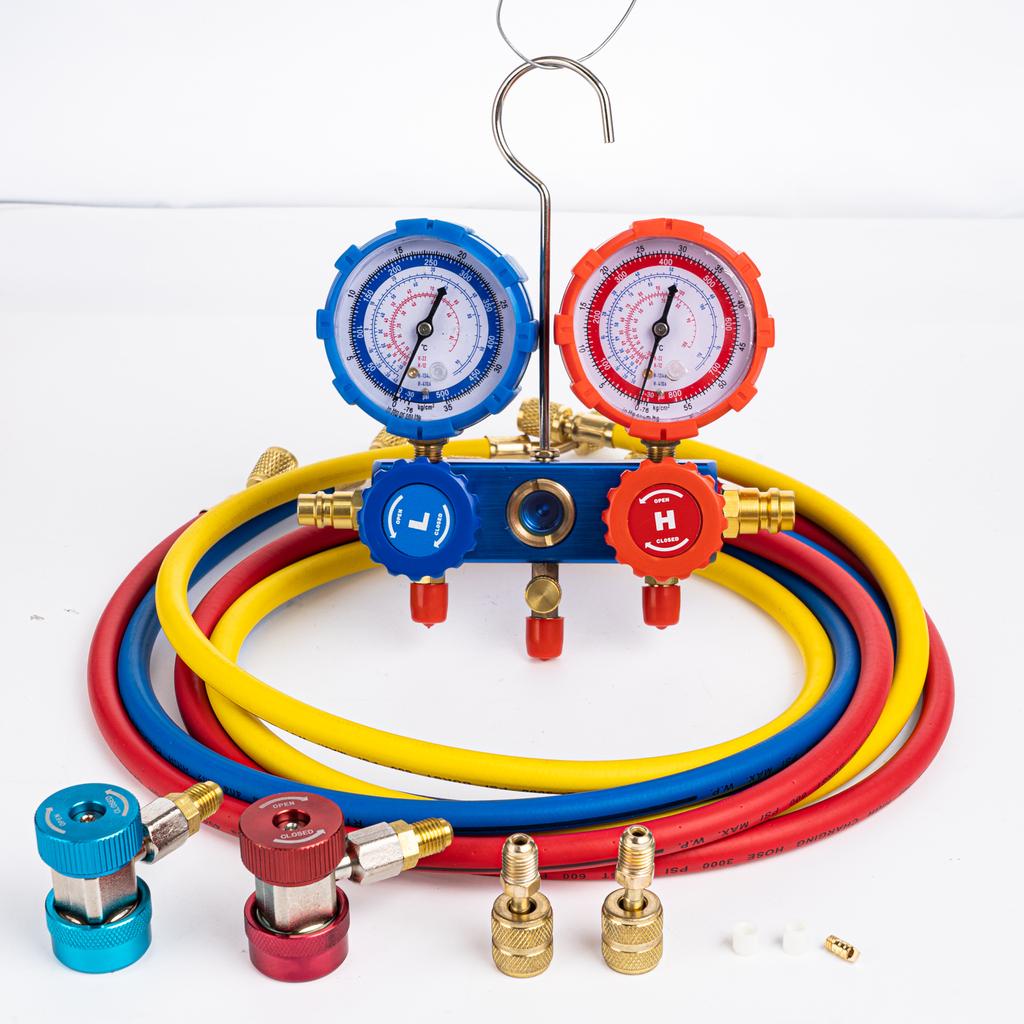 Buy AC Diagnostic Manifold Gauge Set Fits R12 R22 R134A and R410A