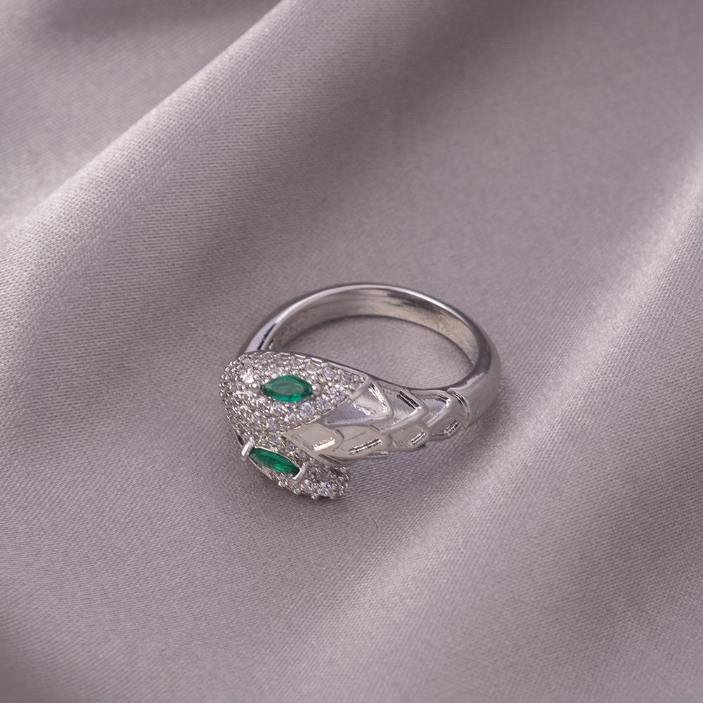 Elegantný nastaviteľný otvorený prsteň so zirkónom pre mužov a ženy – Luxusný a jedinečný dizajn