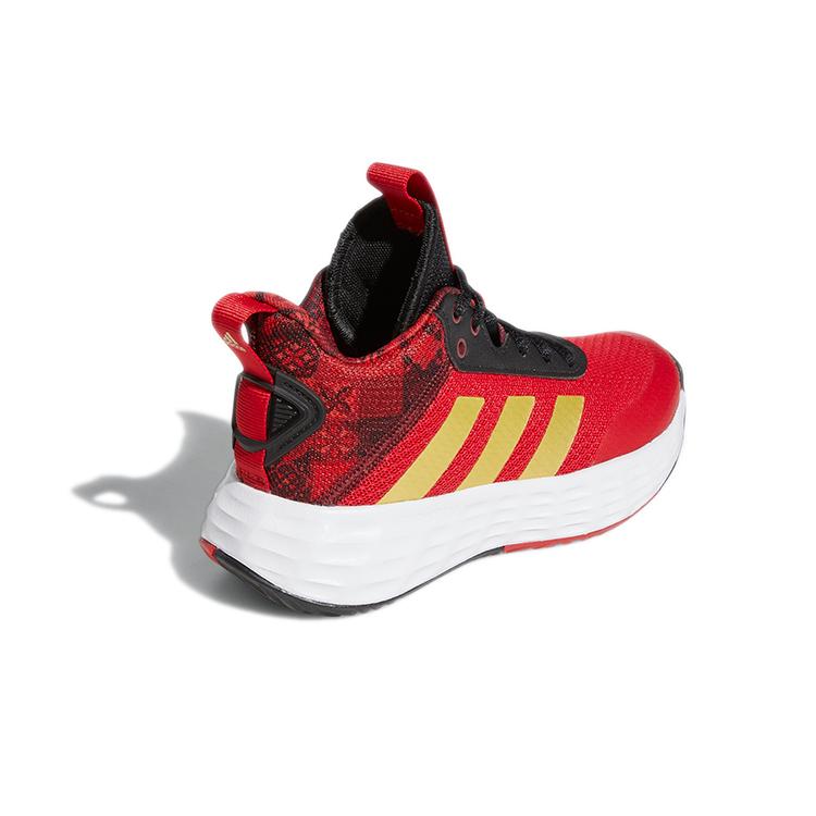 Adidas OwnTheGame 2.0 Abrasion Resistant Mid top Children's Basketball Shoes Red Kids' GY0813