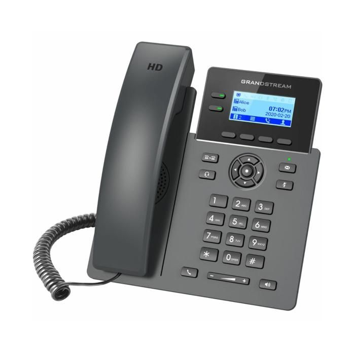 Téléphone fixe - Grandstream - Telf IP GRP2602W WiFi PoE ZTP 2 líneas - Blanc - Mains libres - Technologie WiFi