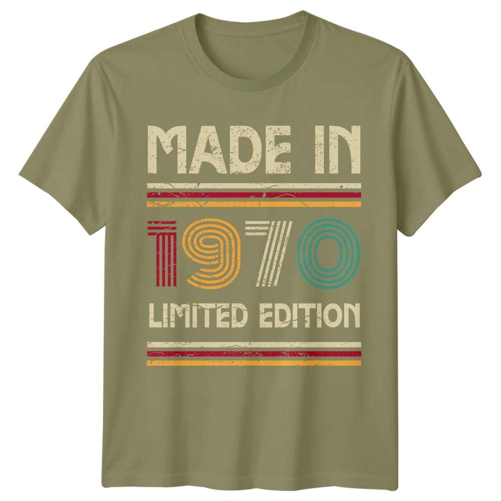 Made In 1970 Unisexs T Shirt 56th Birthday Gift Vintage Fiftysix Year Old B