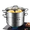 Zhang Xiaoquan 28cm Stainless Steel Double Steamer Pot