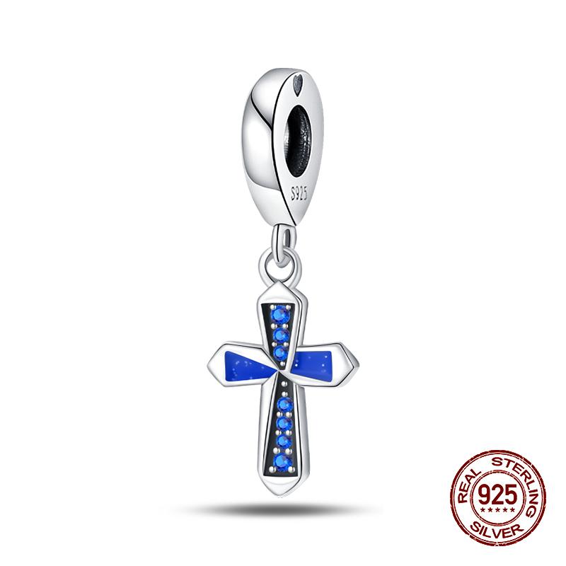 Classic 100% Copper Daemon Angel Cross Evil Eye Charms Beads Fit 3Mmoriginal Bracelets Diy Party Jewelry