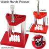 Watch Hand Presser Remover Puller Plunger Setting Fitting Set Red Wristwatch Watch Parts Repair Tool For Watchmaker