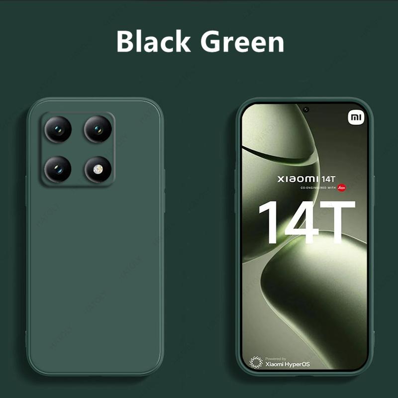 

Чехол для телефона Xiaomi 14T Чехол для Xiaomi 14T Pro Жидкая кожа Силиконовый бампер мобильный Funda Para Back Cover For Xiaomi 14T