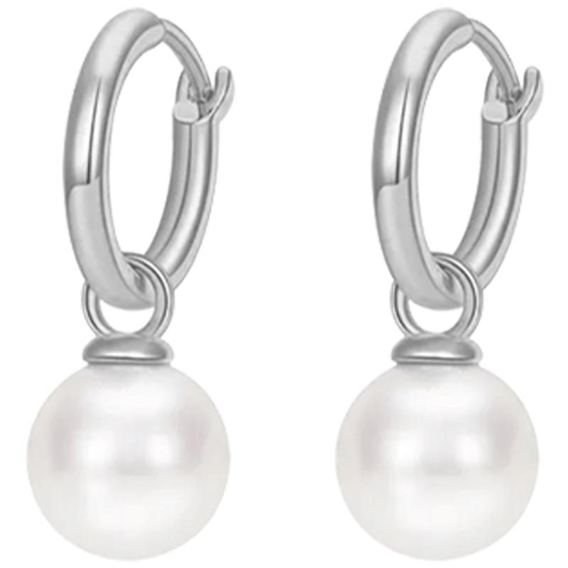 Zhou Baifu Elegant Pearl Earrings