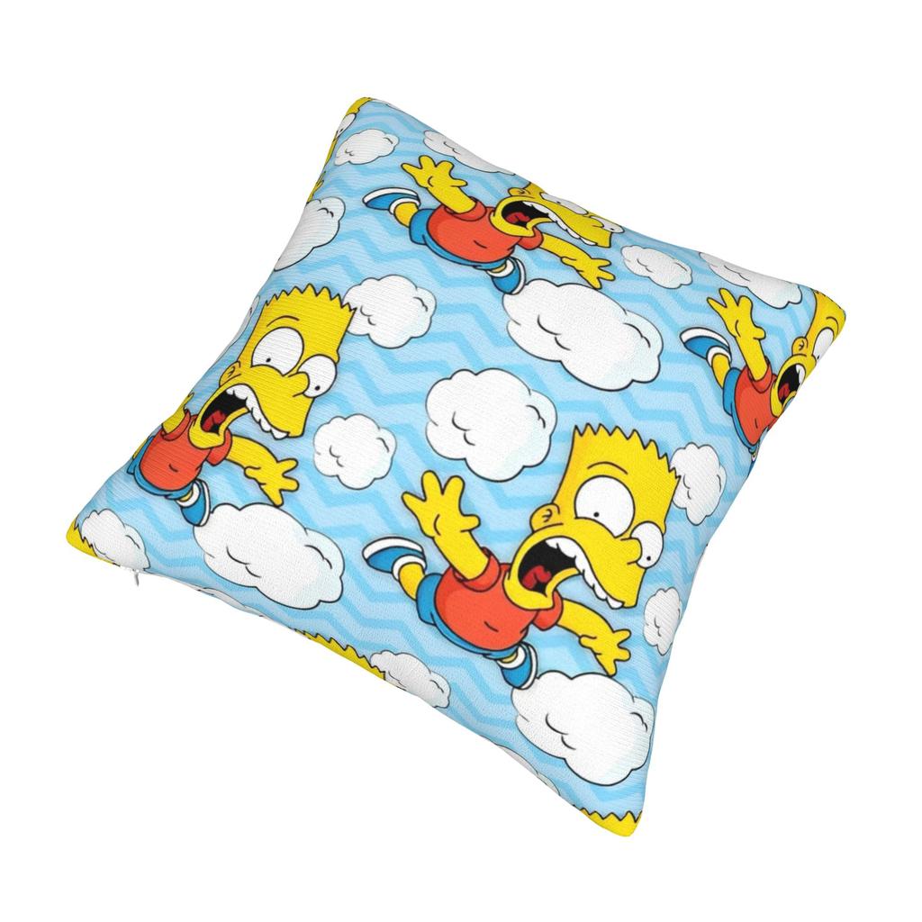 ציפיות לכריות נוי הפנים של S-Simpsons אביזרים לבית כיסוי ציפית לכרית זריקה עם רוכסן גדלים מרובים