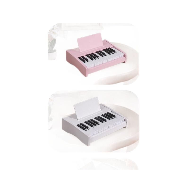 25 & 37-Key Wooden Children's Electronic Organ Piano: Beginner Musical Toy for Kids, Boys & Girls, Multifunctional for Home Use