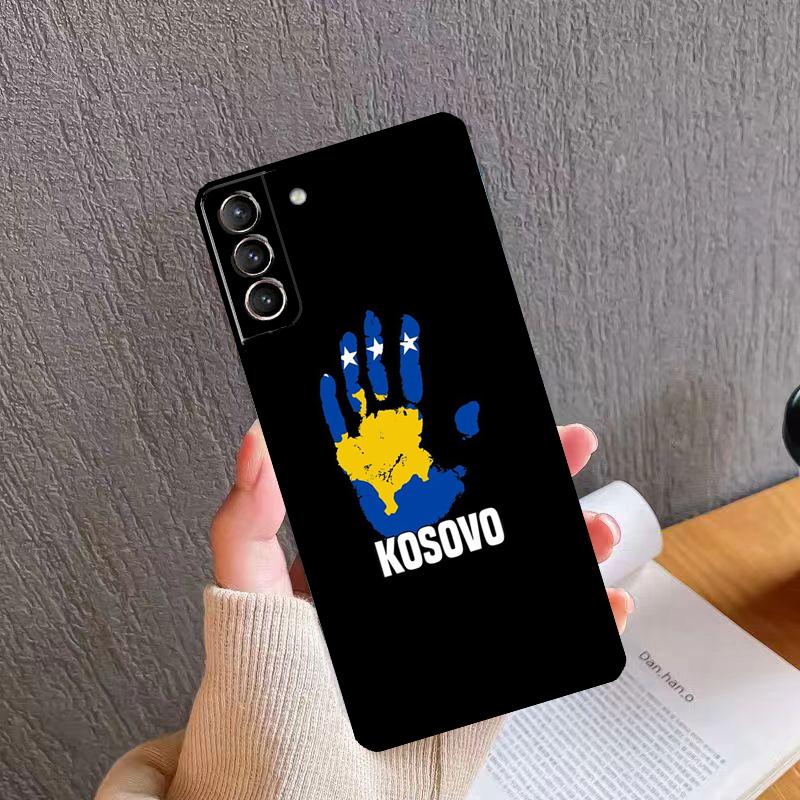 

Kosovo Passport Flag Phone Case For Samsung Galaxy S24 S26 Ultra S20 S21 S22 S23 S25 Plus S10 S24 S25 FE Cover Galaxy S22Ultra