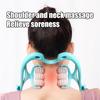 Six Wheel Cervical Massager Clip Neck Massage Roller Neck Shoulder Back Kneading Massager Manual Multifunctional Massage Tools