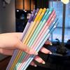 Colorful Heart Cartoon Alloy Chopsticks