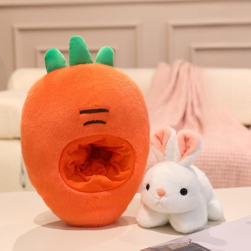 

Plush Bunny Toy For Kids Soft Cotton Stuffed Animal Gift For Children Carrot,35CM