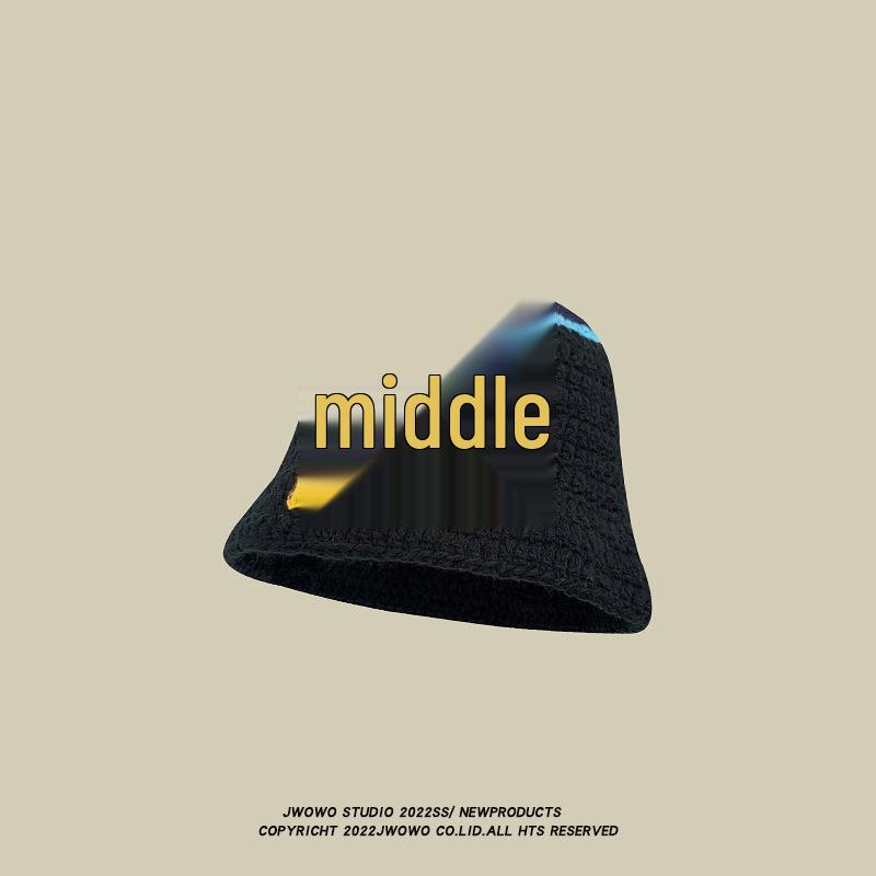 

HyunA Style Retro Floral Knit Woolen Bucket Hat for Women - Autumn/Winter Vintage Fisherman Hat One Size