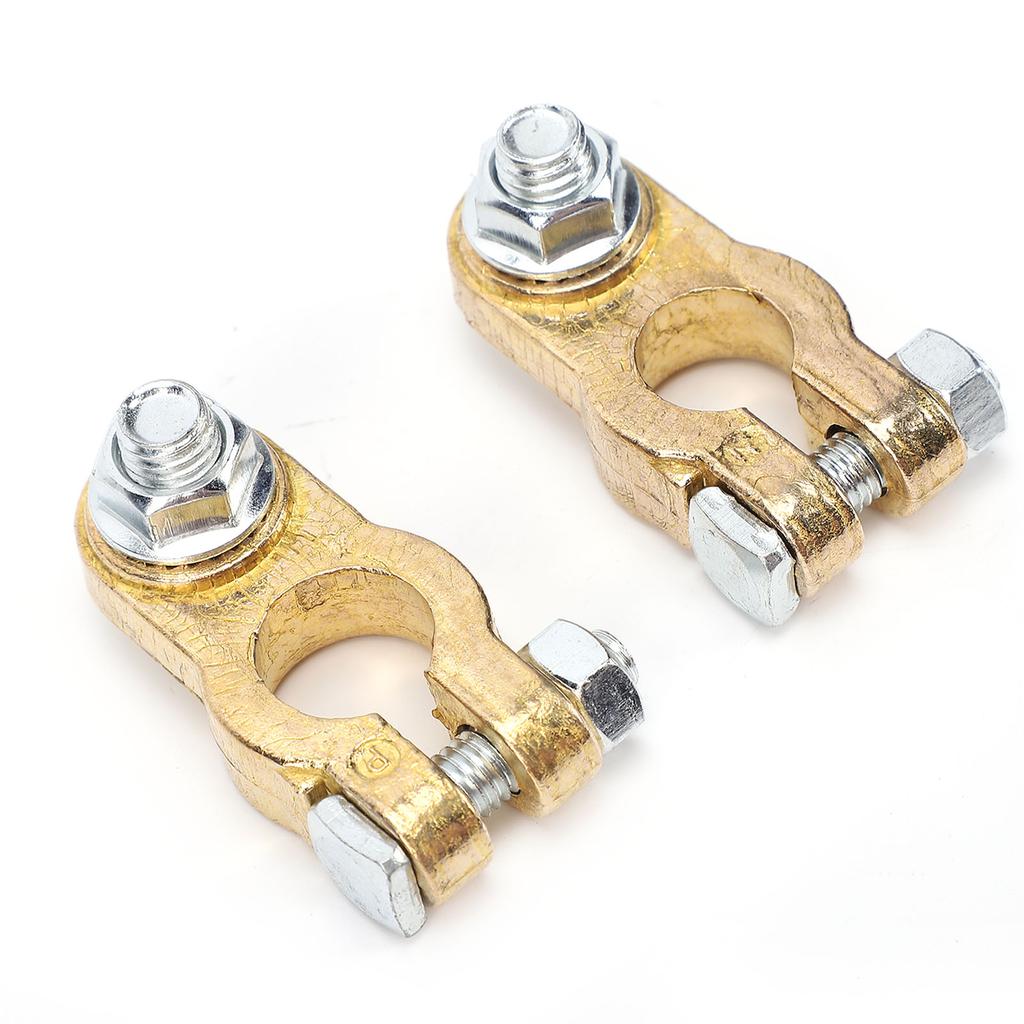 Brass Battery Terminal Connector Top Post Positive Negative Car Battery Terminal Connector for Boat RV