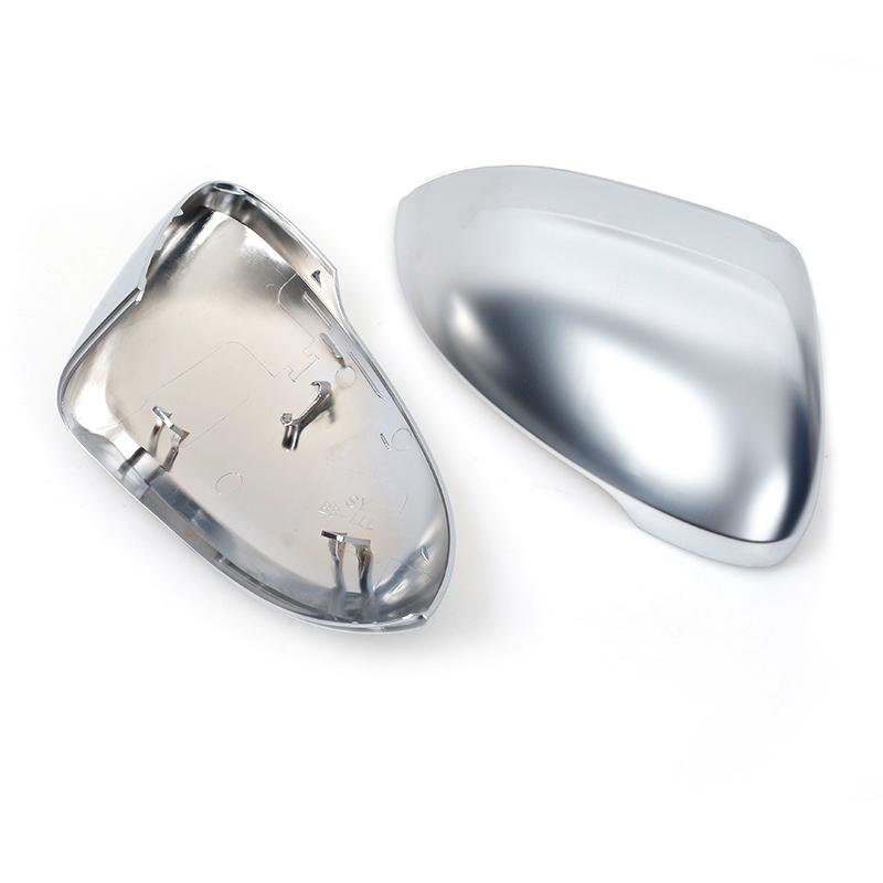 1Pair Matte Chrome Rearview Side Mirror Cover House Cap Shell Lid For Volkswagen VW Passat B8 Variant 2015 2016 2017 2018