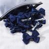 5Pcs/Set Solid Hairpins for Baby Grosgrain Ribbon Bows Hair Clips Boutique Handmade Headwear Girls Baby Hair Accessories