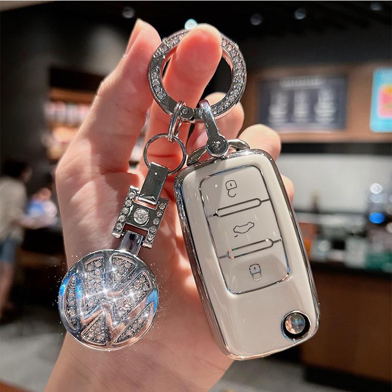 Volkswagen Key Case for Lavida, Sagitar, Tayron X, Golf, Lamando, Passat, Magotan, Tiguan L