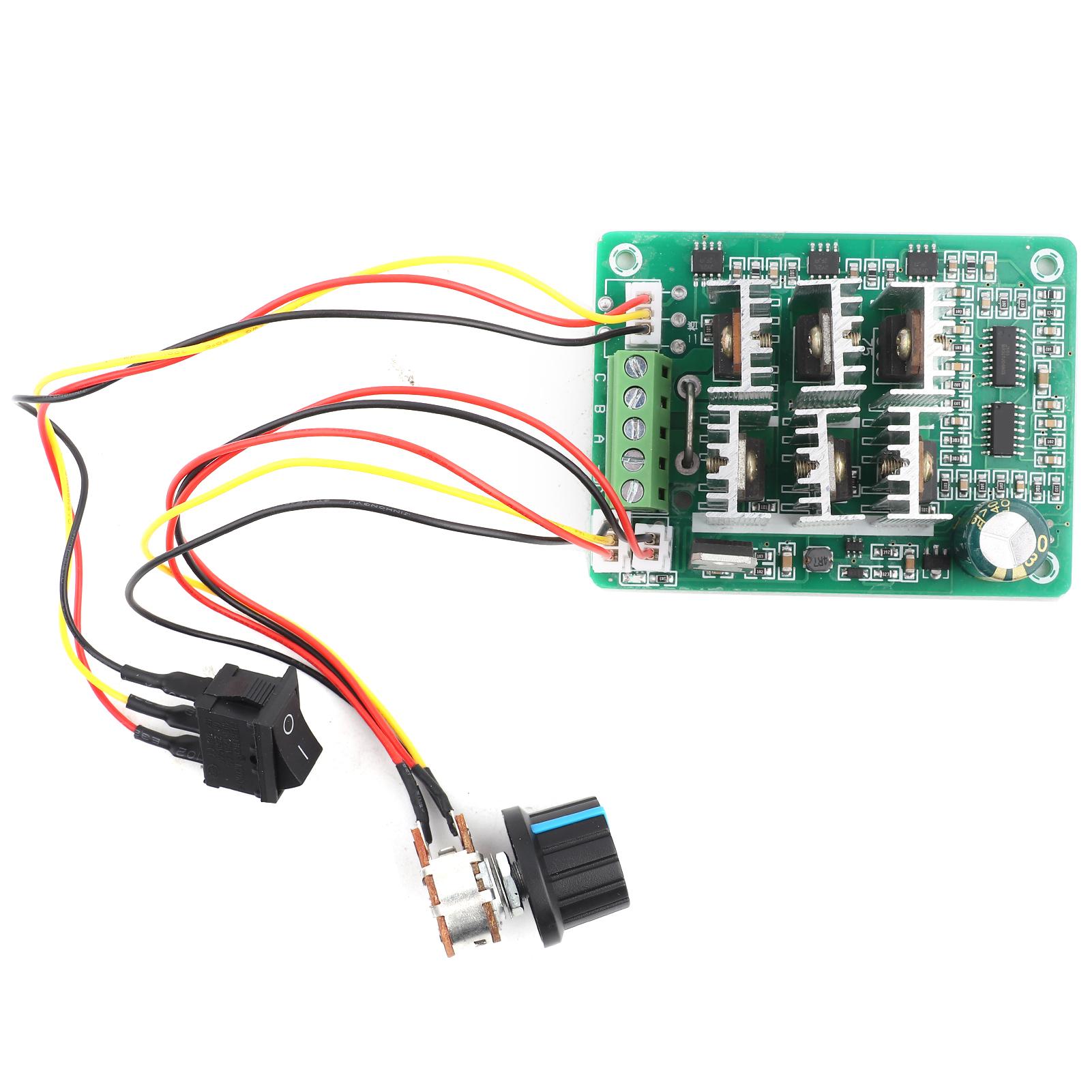 

DC 5V-36V 15A 3-фазный бесщеточный двигатель Контроль скорости CW CCW Реверсивный переключатель