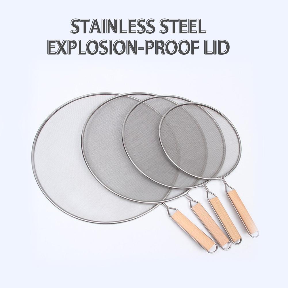 Hot Grease Splatter Screen Guards Mesh Anti Splatter Guard Oil Net Grease Splatter Screen Pan Mesh Guard Screen Splash Cover Set