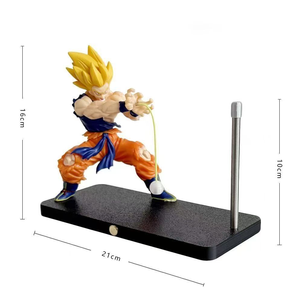 Dragon Ball Z Son Goku Night Light Anime Touch Kamehameha Magnetic Night Light Creative Desk Decoration Cool Model Doll Boys Gifts