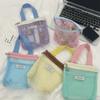 1Pcs Portable Mesh Makeup Toiletry Storage Bags Handbags Organizer Cosmetic Organizer Pouch Travel Washing Body Shower Tools