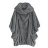 Ladies Double-sided Plush Large Lapel  Sleeve Cardigan Jacket