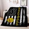 Baseball Customize Your Name Blanket Warm Comfortable And Soft Blankets Are Suitable For Home Chairs Office Sofas Sofas Office Camping And Gifts For