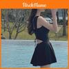 Swimsuit Women Polyester Tummy Control With Chest Padding For Swimming And Water Sports