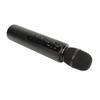 Wireless Capacitor Microphone Dual Speaker Karaoke Portable Microphone Home Bluetooth Singing Microphone Black