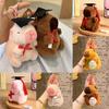 Soft And Charming Plush Capybara Keychain Perfect For Graduation Or Party Gifts