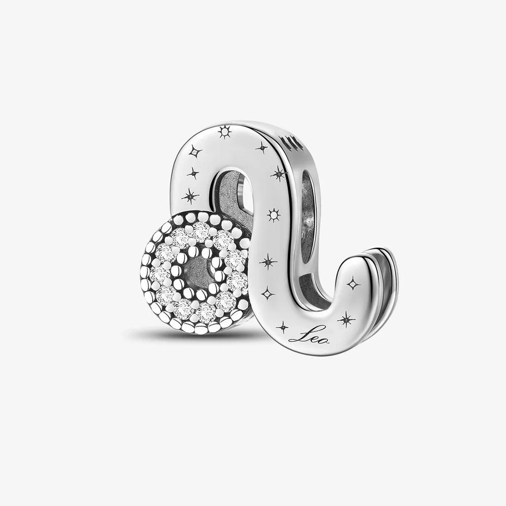 Copper Metal Personalized Twelve Constellations Charm Bead Components Bead Components Compatible With Do It Yourself Bracelet High Quality Fine