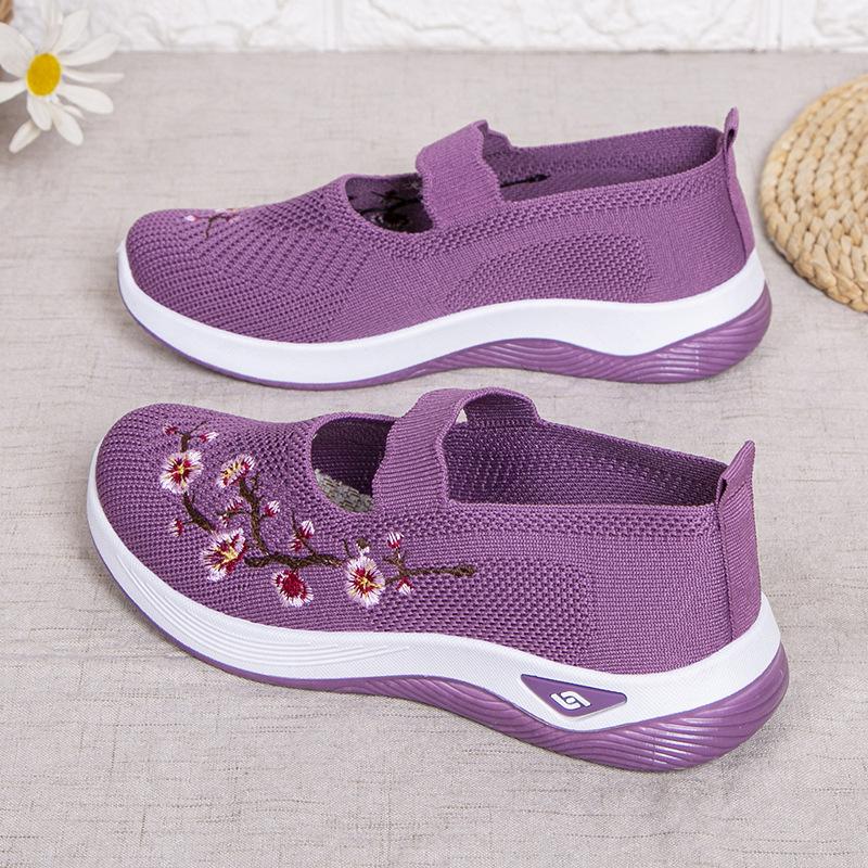 Letnie damskie buty płaskie z siateczki Damskie buty Codzienne buty sportowe Oddychające buty codzienne dla kobiet