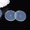 50Pcs Silicone Earring Stopper for Piercings Clear Discs Stabilizer Pads for Droopy Ears Heavy Earring Non Pull Support Patches