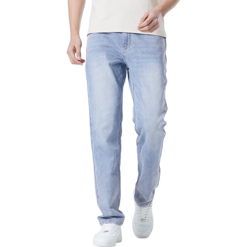 

CAMEL Men s Straight Fit Stretch Denim Jeans M15BA1S079 34