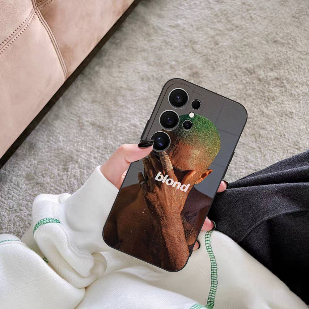Singer F-Frank O-Ocean Phone Case For Samsung S 24 Fe 25 Ultra Plus 20 Lite 21 30 22 23 24 22 Ultra 5G Fundas