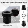 2PCS Car Accessories Adapters With Washers,Durable Steel 1/2X28 To 3/4X16 Adapter For Replace Broken Fittings,Essential Automotive Accessories For