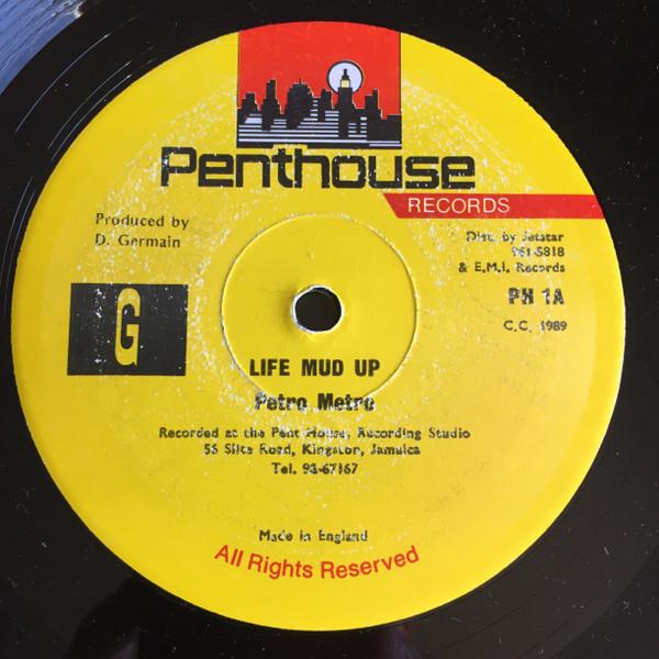 

12-дюймовая пластинка PETER METRO Life Mud Up PH1 Penthouse Recor 1989 UK Регги Ска Даб Б/у