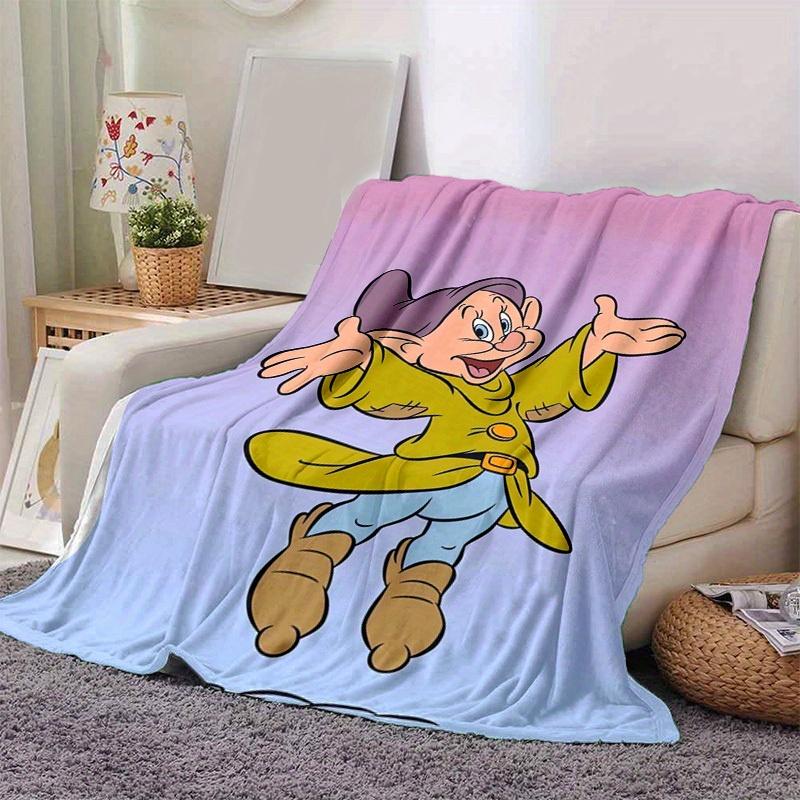 

1pc, Dopey Dwarf Blanket Cozy Throw for Home Decor, Couch Cover, Outdoor Use, Gift Idea, Flannel Blanket Perfect for Bedroom, Living Room, Travel 80cmx120cm