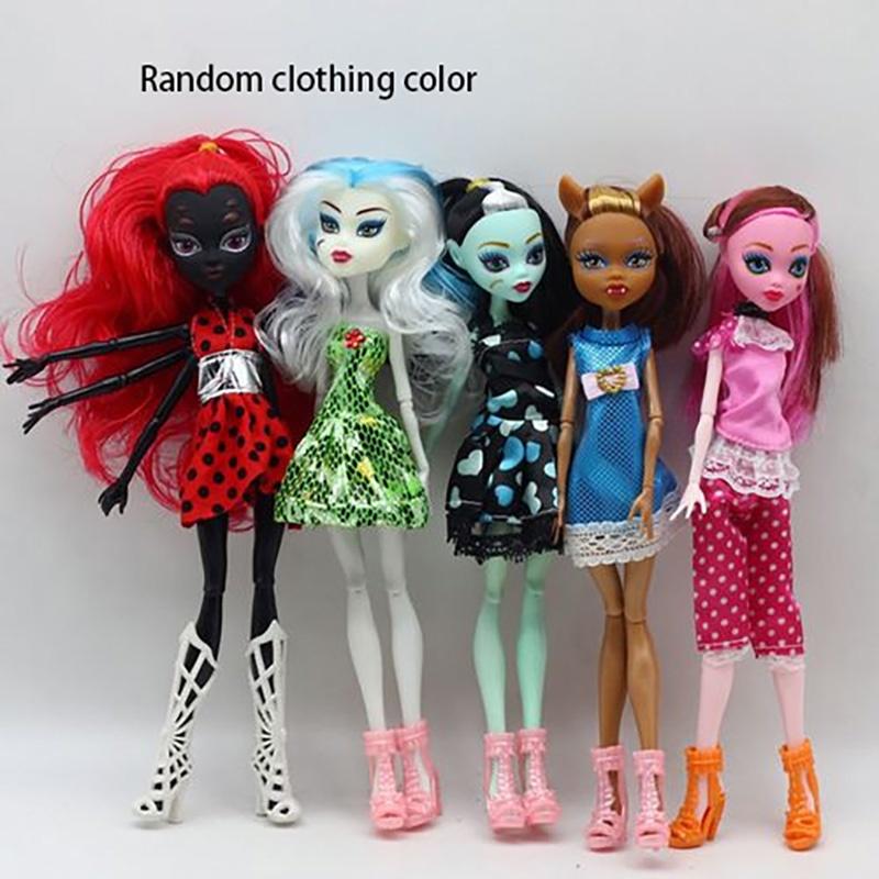 Elegante Monster High Puppe Harzmaterial Modische Spielzeugsammlung
