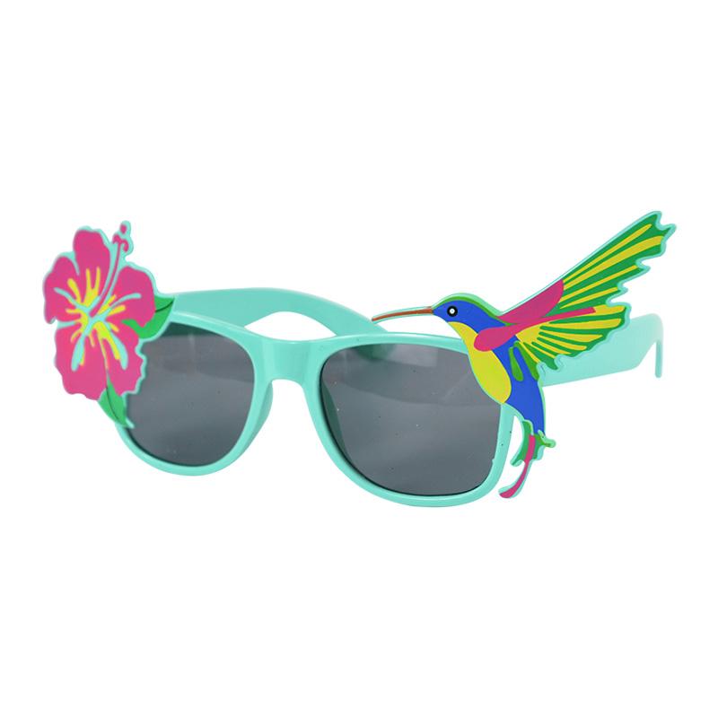 1pc Hawaii Tropical Party Sunglasses Flamingo Hawaiian Luau Pool Beach Party Decoration Supplies Pineapple Funny Glasses