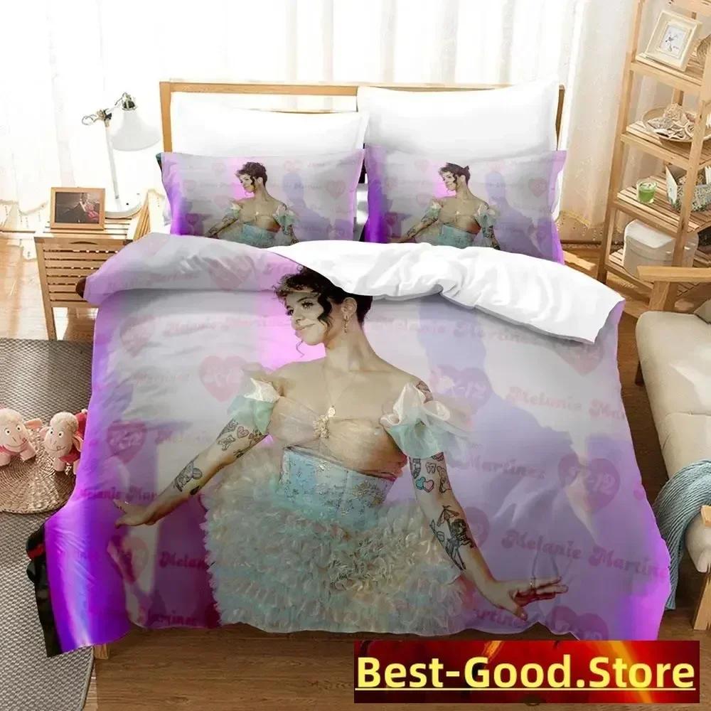 2023 Sexy Singer Melanie Martinez Bedding Set Duvet Cover Sheet Printed Pillowcase Bed Full Queen King Size Comforter Bedroom