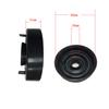 2x 80mm Rubber Headlight Bulb Dust Cover Waterproof Cap For LED HID Xenon Lamp
