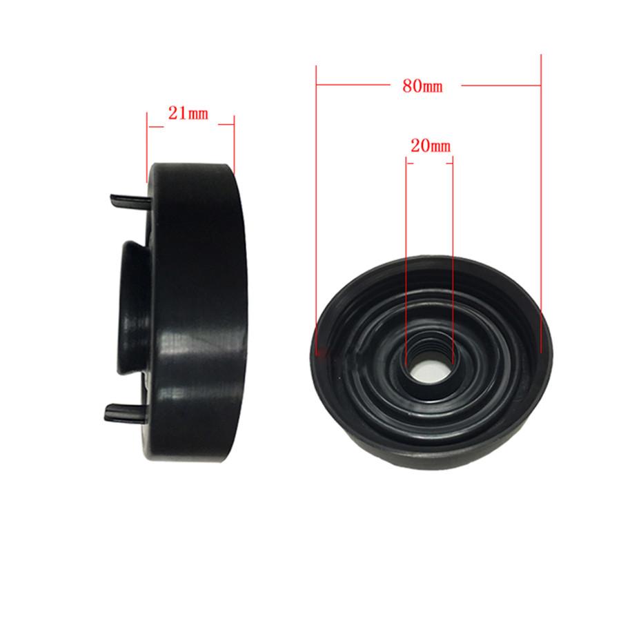 2x 80mm Rubber Headlight Bulb Dust Cover Waterproof Cap For LED HID Xenon Lamp
